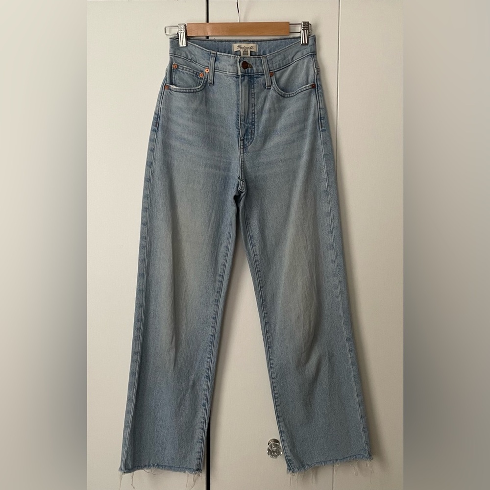 Madewell Slim Wide Leg Jeans in Edmunds Wash